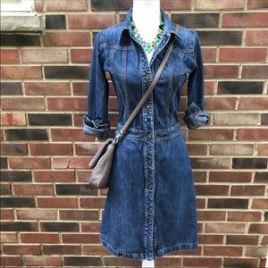 Earl Jean Denim Shirt Dress